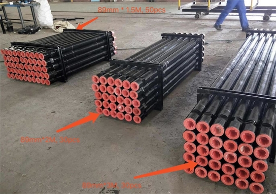 High Strength 89mm Water Well Drill Pipe With 2-3/8 Api Reg Or If Thread