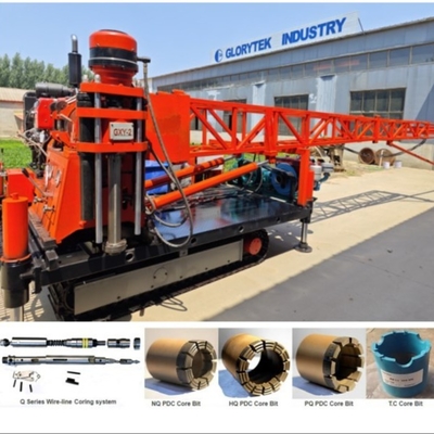 50m 100m 200m 300m Exploration Drilling Rig Mounted On Crawler Chassis
