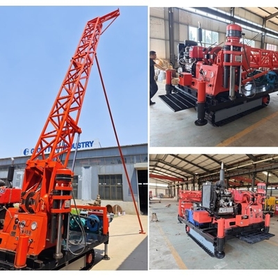 Crawler Type Inclined Hole Exploration Drilling Rig Deep
