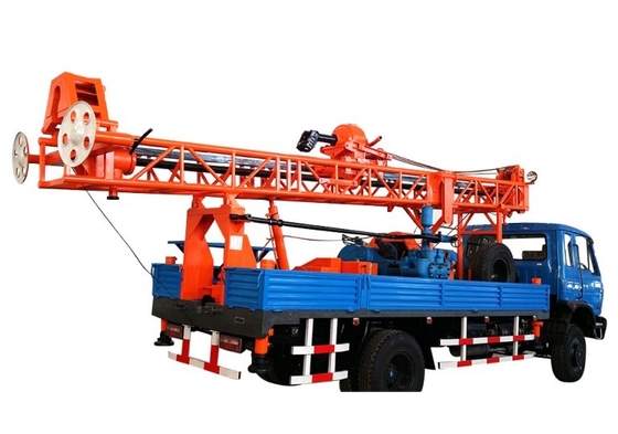 GL-IIA 300m Depth Water Drilling Machine Truck Mounted For Hard Rocks