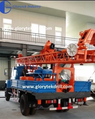 Dth Bore Hole Water Well Drill Rig Truck Mounted 300m Machine Portable