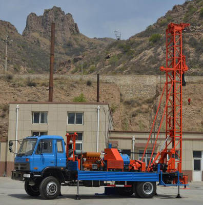 Dth Bore Hole Water Well Drill Rig Truck Mounted 300m Machine Portable