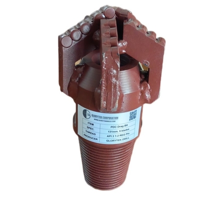 Durable 131mm Drag Pdc Drill Bit For Mining Machinery