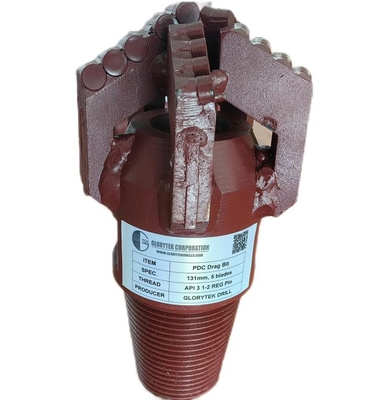 Mining Industry Pdc Drag Cutters 5 Wing 131mm Mining Machinery Parts