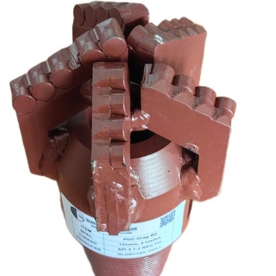 Durable 131mm Drag Pdc Drill Bit For Mining Machinery