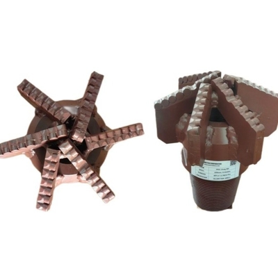 Soft Formation Polycrystalline Diamond Drill Bits 225mm Diameter 6 Wings