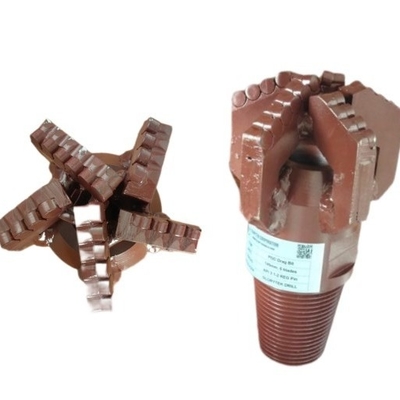 Customized Size Pdc Drill Bit Step Type Soft Rock Drilling With 5 Wings