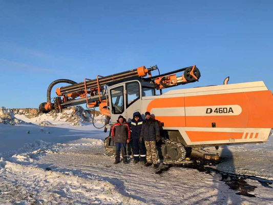35m Crawler Rock Drill Rig With Air Compressor On Board D460