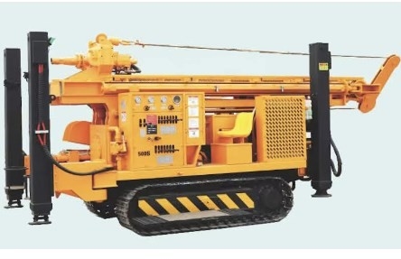 Hot Sale Diesel Engine Top Hammer Hydraulic Rotary Water Well Drill Rig With 500m Drilling Depth