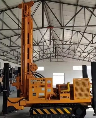Hot Sale Diesel Engine Top Hammer Hydraulic Rotary Water Well Drill Rig With 500m Drilling Depth