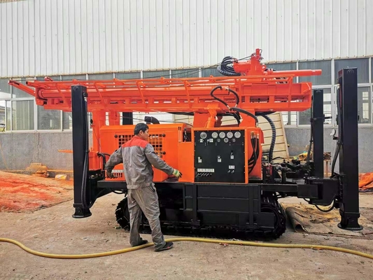 600m Drilling Depth Top Hammer Hydraulic Water Well Drill Rig For Construction