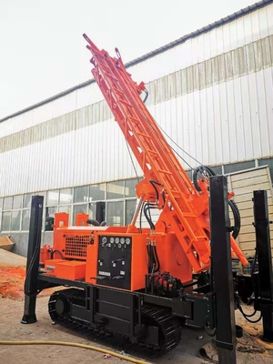 600m Drilling Depth Top Hammer Hydraulic Water Well Drill Rig For Construction