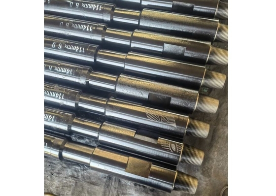 Carbon Steel Water Well Drill Rod 114mm Diameter For RTD69 Water Well Drilling
