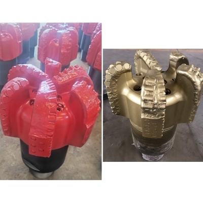 Rock Drilling Borehole PDC Bit / API Thread 6 Nozzle PDC Drill Bit For Soft To Hard Formation