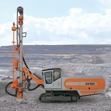 Integrated 4-in-1 Mining Blast Hole Rock Drill Rig For 152-203 Mm Hole Range