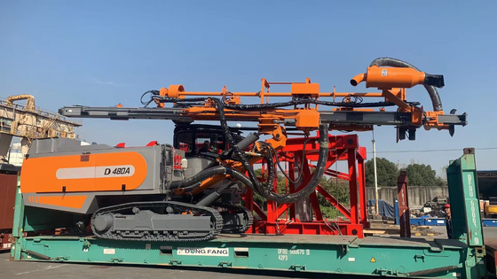 D480A Powerful 114mm Drill Pipe 35m Surface Integrated Rock Drill Rig For Mining
