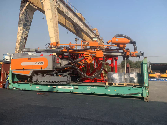 25 Bar Air Compressor Rock Drilling Equipment Rig For Heavy Duty