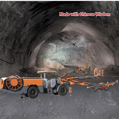 UJ22 Underground Drill Jumbo Full Hydraulic Tunneling Machine Blast Hole Drilling Rig