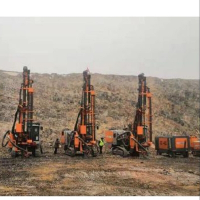 Rock Mining Blasting Drill Integrated Air Hammer DTH Surface Drill Rig Machines