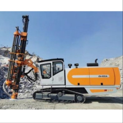 High Efficiency Blast Hole Diesel Engine Driven Integrated DTH Surface Drill Rig Machines