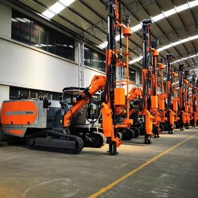 Mining Integrated DTH Surface Drill Rig Machines Air Compressor Built in