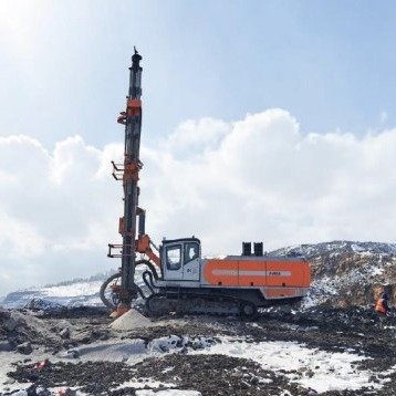 Integrated Mining Hammer Down The Hole Drill Rig Machines For Quarrying And Mining