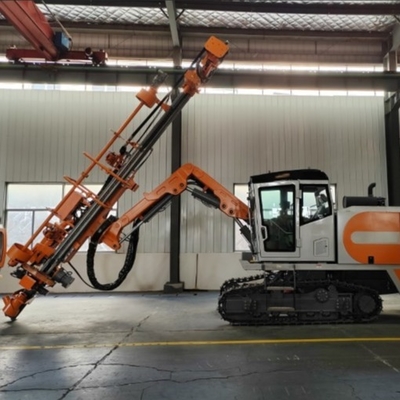 Highly Productive DTH Integrated Rock Drill Rig Drill Pipe OD 114 Mm Optional 102 / 127 Mm