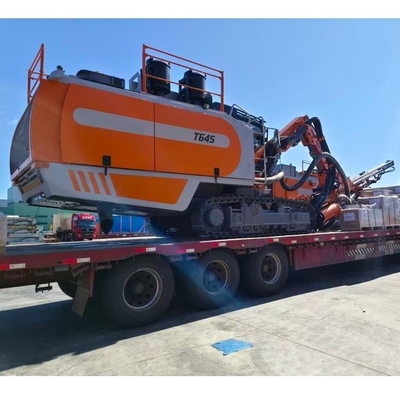 Integrated Rock Blasting Mining Drill Rig Machines / Surface Tracked Mining Exploration Drilling Rig