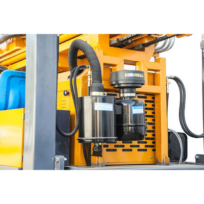 Full Hydraulic GL180R Rubber Crawler Type Water Well Drill/Drilling Rig For 180m Depth And 138-203mm Diameter