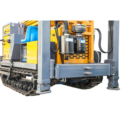 Full Hydraulic GL180R Rubber Crawler Type Water Well Drill/Drilling Rig For 180m Depth And 138-203mm Diameter