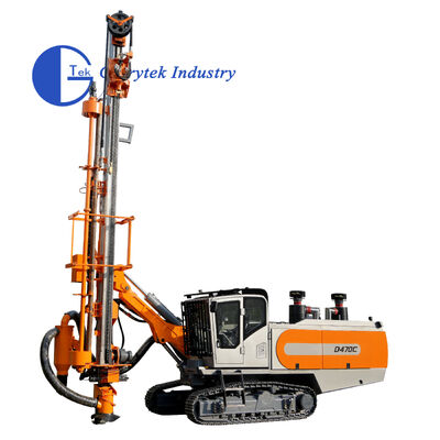 Rock Mining Blasting Drill Air Compressor Integrated DTH Surface Drill Rig