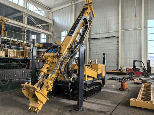 Full Hydraulic RC Drilling Equipment , Top Hammer Drill Rig 300 Meter Depth