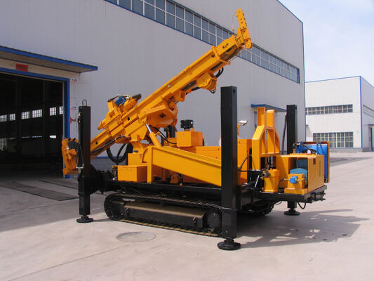 Full Hydraulic Crawler Mounted RC Drill Rig For Bore Hole Hard Rock Drilling