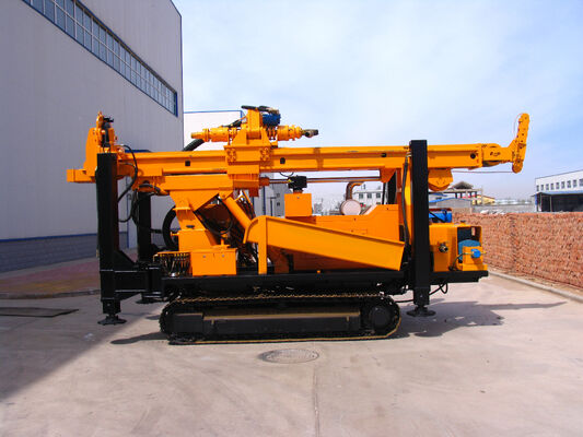 Full Hydraulic Crawler Mounted RC Drill Rig For Bore Hole Hard Rock Drilling