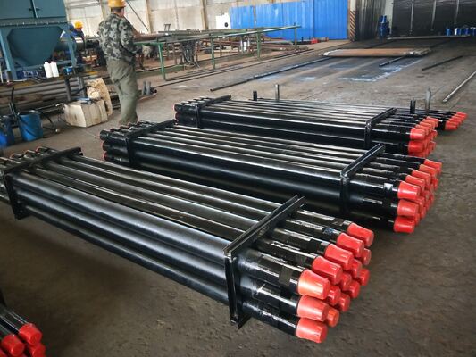 114mm Diameter 6090mm Length Carbon Steel Water Well Drill Rod for  Drilling Rigs