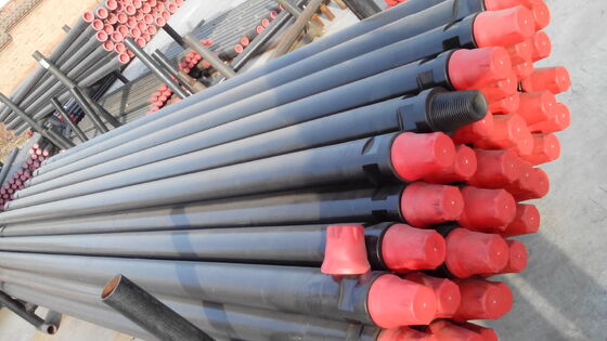 114mm Diameter 6090mm Length Carbon Steel Water Well Drill Rod for  Drilling Rigs