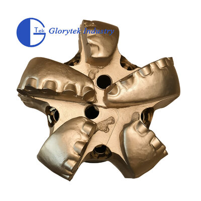 Advanced Matrix or Steel PDC Drill Bit 6 1/2 Inch 5 Blades for Hard and Abrasive Rocks