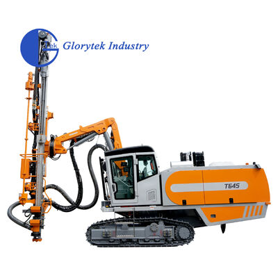 T645 Integrated Surface Top Hammer Drill/Drilling Rig with High Frequency High Pressure Full Hydraulic Rock Drills