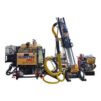 GL300 Portable 300m Diamond Core Drill Rig For Mountain Rock Drilling