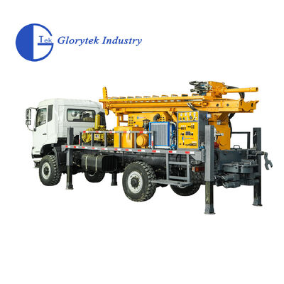 Full Hydraulic Dongfeng 4X4 Truck Borehole Water Well Drill/Drilling Rig, 500m Depth, 105-350mm Hole Diameter