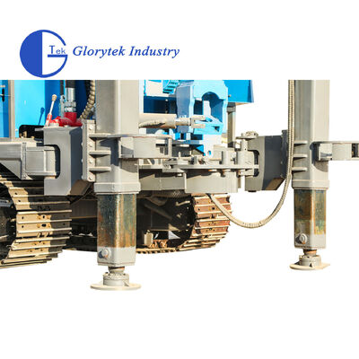 GL600S Crawler Borehole Water Well Drill Rig with 105-500mm Diameter 176kw Diesel Engine and Hydraulic Rotary Drilling