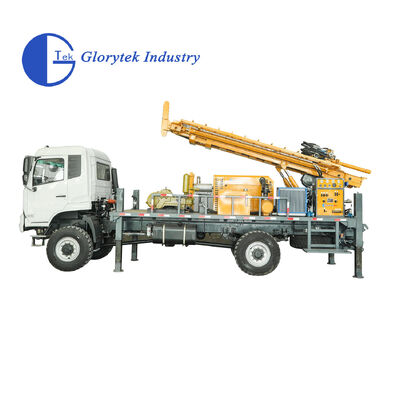 Full Hydraulic Truck Mounted Type Borehole Water Well Drill/Drilling Rig, 500m Depth, 105-350mm Hole Diameter